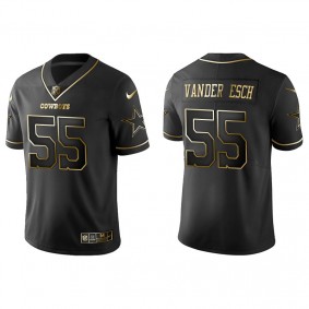 Men's Dallas Cowboys Leighton Vander Esch Black Golden Edition Jersey
